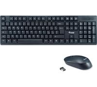 Equip 245223 tastiera Mouse incluso Ufficio RF Wireless QWERTY Italiano Nero NEW