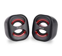 Equip 245331 altoparlante Nero Cablato 3 W (Equip 245331 Mini USB Speaker Black Red - High-quality audio performance Remote co