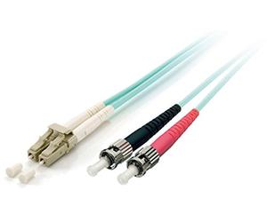 EQUIP 255219 CABLE DE FIBRA OPTICA 0,5 M OM3 LC ST TURQUESA