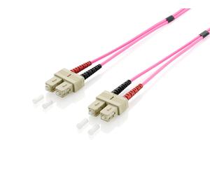 Equip 255526 SC/SC-LWL Patch Cord/OM4/10m/Fibre Optic Cable/Violet