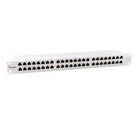 Equip 326526 - Pannello patch schermato Cat.6A a 48 porte, grigio chiaro