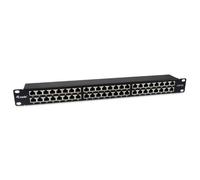 Equip Pannello patch 326626 - 48 porte Cat.6A schermato Nero