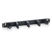 Equip 327311 - Pannello di gestione del cavo da 19", colore: Nero
