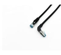 Equip 605890 - Cavo patch Cat.6A S/FTP ad angolo retto, 1 m, colore: Nero