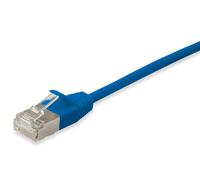 Equip Cavo patch 606138 Cat6A F/FTP Slim 2x RJ45 7,5 m Blu Nuovo