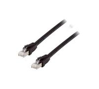 Equip 608050 cavo di rete Nero 1 m Cat8.1 S/FTP (S-STP) NEW