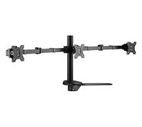 Equipaggia Supporto da tavolo triplo snodato per Monitor 17"-27" VESA 100x100 Max 7Kg