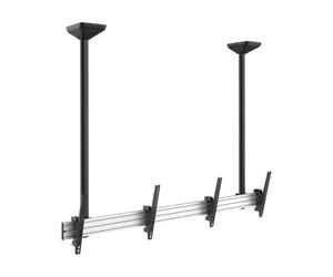 Equip 650373 supporto per televisore 139,7 cm (55 ) Nero, Argento - Nouvo
