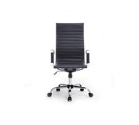 EQUIP SILLA OFICINA RESPALDO ALTO NEGRA