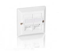 Equip 761301 Placca copripresa e copri interruttori Bianco NEW