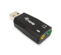 EQUIP Adattatore audio USB 2 x 3,5 mm Stereo Mic-In Line-Out Esterno