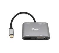 Equip Adattatore multifunzione USB-C 5 in 1, HDMI, VGA (HD15), PD 100W, USB3.0, AUX