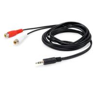 Equip Audiokabel 3.5mm/2x RCA St/Bu 2.50m NUOVO
