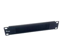 Equip Cable Grommet Brush Plate 10" 1U Black