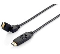 EQUIP CABLE HDMI V1.4 CABEZALES ARTICULADOS 2M NEGRO 119362