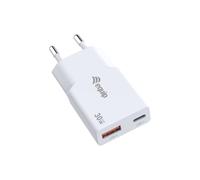 Caricatore Equip 245523 GaN 30W USB-C PD PPS USB-A Ricarica Rapida