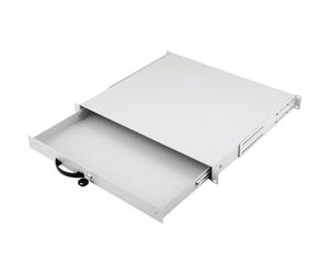 Equip Cassetto 19" per armadi Server 1U, chiudibile a Chiave, Grigio