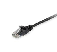 Equip Cat.6A U/UTP Patch Cable 0.15m Black 603151