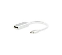 Equip 133458 cavo di interfaccia e adattatore USB Type C DisplayPort Bianco