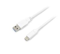 Equip Cavo da USB-C a USB-A, USB 3.2 Gen1, 5 Gbps, 0,50 m, bianco, trasferimento dati veloce