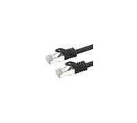 Equipaggia Cavo di Rete RJ45 S/FTP Schermato Halogen Free Cat.6 Nero 10m