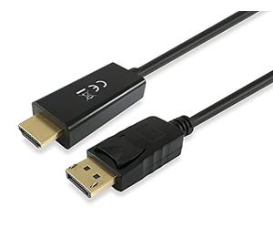 Equip Cavo Displayport maschio a Hdmi maschio 2 M, nero, 119390