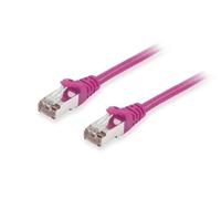 Equip Cavo patch Cat6A S/FTP, 2 x RJ45, 25 m, lilla
