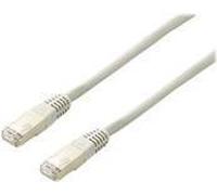 equip - cavo patch - Da RJ-45 (M) a RJ-45 (M) - 1 m - SFTP - CAT 6a Platino - sagomato intrecciato - bianco