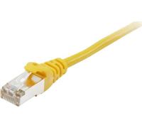 equip - Cavo patch - Da RJ-45 (M) a RJ-45 (M) - 10 m - SFTP PiMF - CAT 6a - sagomato intrecciato - giallo (606303)