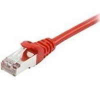 equip - Cavo patch - Da RJ-45 (M) a RJ-45 (M) - 10 m - SFTP PiMF - CAT 6a - sagomato intrecciato - rosso (606503)