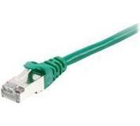 equip - Cavo patch - Da RJ-45 (M) a RJ-45 (M) - 10 m - SFTP PiMF - CAT 6a - sagomato intrecciato - verde (606403)
