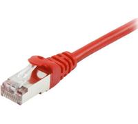 equip - Cavo patch - Da RJ-45 (M) a RJ-45 (M) - 20 m - SFTP PiMF - CAT 6a - sagomato intrecciato - rosso (606504)