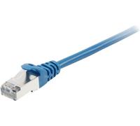 equip - Cavo patch - Da RJ-45 (M) a RJ-45 (M) - 50 m - SFTP PiMF - CAT 6a - sagomato intrecciato - blu (606206)