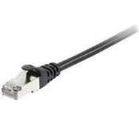 equip - Cavo patch - Da RJ-45 (M) a RJ-45 (M) - 75 m - SFTP PiMF - CAT 6a - sagomato intrecciato - nero (606107) NEW