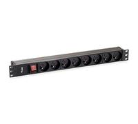 Equip - Ciabatta elettrica con 8 Prese CEE7/5, 1,8 m