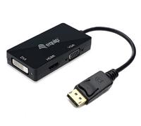 EQUIP DISPLAYPORT-ADAPTADOR HDMI/VGA/DVI M/H NEGRO