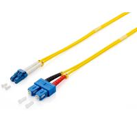 Equip Fibre-Optic Patch Cable LC > SC 1.00 m Singlemode Duplex OS2 Yellow Polyba