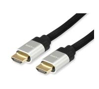 Equipaggia cavo mesh HDMI 2.1 ad alta velocità 48 Gbps 8K 60 Hz maschio/maschio 15 m nero