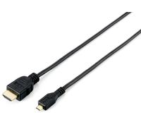 Equip 119308 cavo HDMI 2 m HDMI tipo A Standard HDMI tipo D Micro Nero