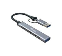 Equip Hub USB 3.2 Gen 1/2.0 a 4 porte, USB-C X 3 + USB-A X 1, W129304428 (USB-C X 3 + USB-A X 1)