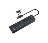Equip HUB USB 3.2 GEN 1 A 7 PORTE CON ALIMENTATORE (128965)