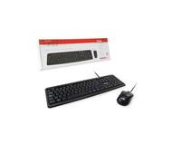 Equip Wired Combo Keyboard + Mouse, Black, IT