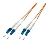 Equip LWL-Patchkabel-Glasfaserkabel LC->LC 62.5/125mμ 1.00m Multimode Duplex Ora