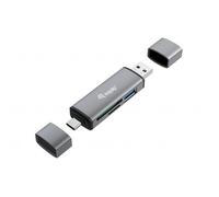 Equip LETTORE DI SCHEDE MULTICARD CON HUB USB 3.2 GEN 1 ESTERNO OTG (245460)