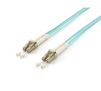 Equip LWL Patch Cable LC->LC 30.00m Multimode Duplex OM3 turq Polybag 30,00 Mete