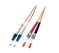 Equip Cavo patch fibra ottica LC-ST 10 m Duplex Multimodale OM2 50/125µ LSOH Arancione