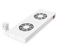 Equip Modulo ventola 19" per armadi server, 2 ventole RAL7035