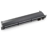 Equip Patch Panel 24x RJ45 Cat6A 19 Inch 1HE Black