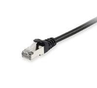 Equip Patchkabel RJ45 Cat6A S/FTP (S-STP) PIMF 0,25 m Schwarz 0,25 Meter