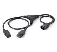 Equip Prolunga a Y IEC C14 -> 2 X IEC C13 St/Bu 1,6 m sw sacchetto di plastica